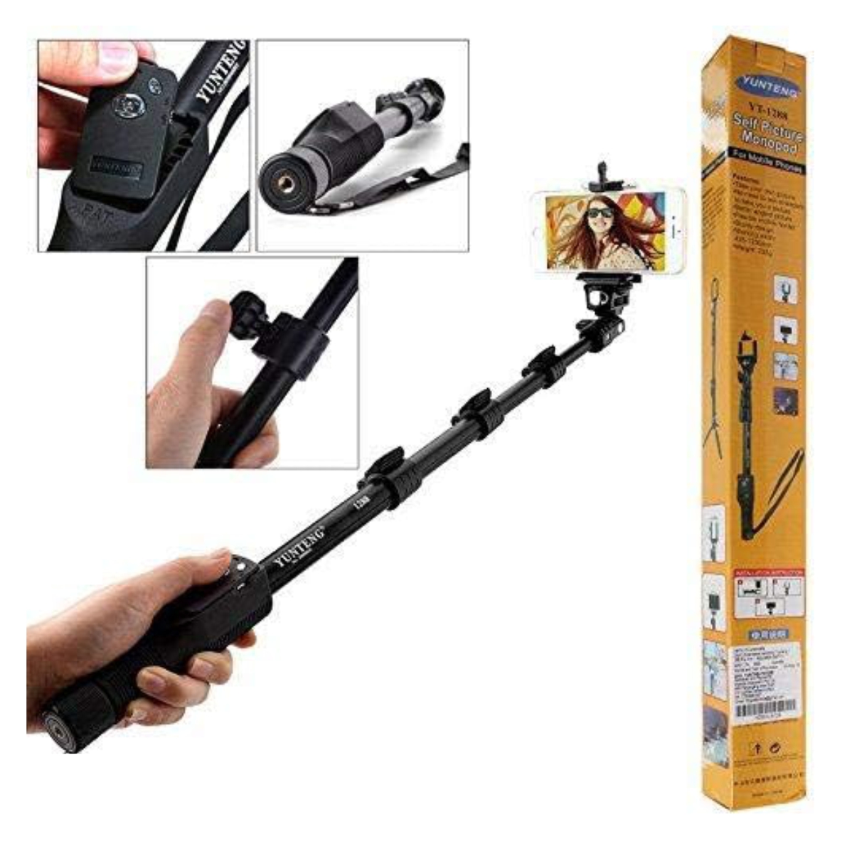Miniatura 5 de Baston Monopod Selfie Para Cel O Camara